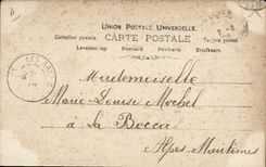 VINTAGE POSTCARD Woman Price Theater