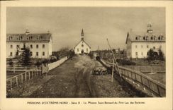 CPA Polaire Missions d'Extreme Nord La Mission Saint Bernard du Petit Lac des Esclaves