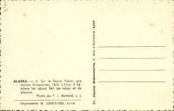 CPA Polaire Alaska Sur le fleuve Yukon une maison d'esquimau 