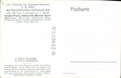 VINTAGE POSTCARD Fantasy Illustrator Anton Christoffel Piz To trust im Oberengadin