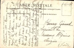 Ilustrador uno de la fantasía de la POSTAL de la VENDIMIA para el militaria del caballo del camino