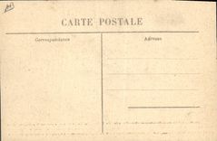 VINTAGE POSTCARD Auvergne Folklore the winter in mountain a snow-drift in snow