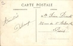 Mercado del folklore de Auvergne de la POSTAL de la VENDIMIA con los gansos