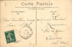 POSTAL de la VENDIMIA que pesca a marinero normando