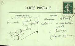 CPA Peche Type de marin