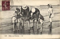 CPA Peche aux crevettes