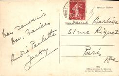 VINTAGE POSTCARD Fishing of oysters