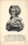 CPA Marie Antoinette d'Autriche