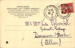 CPA Chien Chiens Chasse a courre Cavaliers