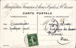 La caza de los perros de Chien de la POSTAL de la VENDIMIA dirige Dupuy