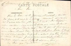 CPA Militaria Une rue de Souain Spahis Marocains