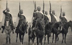 CPA Militaria Spahis