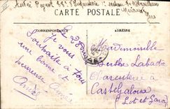 VINTAGE POSTCARD Militaria Ribecourt Spahis Morrocans in recognition