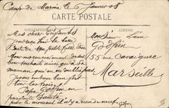 CPA Militaria Oudjda Maroc L'escadron de Spahis ayant pris part au combat de Foum Safrou