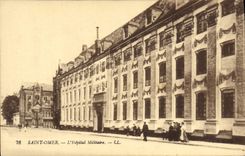 CPA Militaria Sante Saint Omer L'Hopital militaire