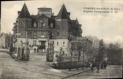 VINTAGE POSTCARD Militaria Health Forging mills Water Temporary Hospital n°21