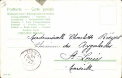 CPA Fantaisie Enfant Bebe Coq