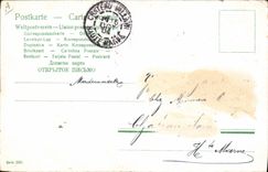 VINTAGE POSTCARD Fantasy Child Baby Balloon Montgolfier