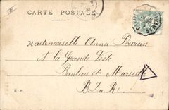 Vintage Postcard Woman Splender Theater