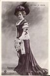 Vintage Postcard Woman Theater Miss May de Souza