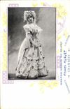 Vintage Postcard Woman Theater Not of Odeon following day