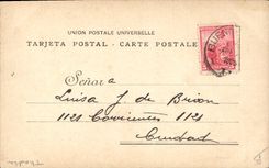 Postal Mujer Teatro Teatro Victoria Compana Serrador Marido EL Duelo