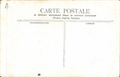 Vintage Postcard Woman Theater Mr. Franck and Villy the lesson of love