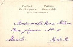 Vintage Postcard Woman Tarnished Alterocca Theater