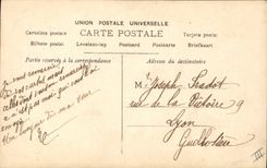 Vintage Postcard Woman Theater Faber