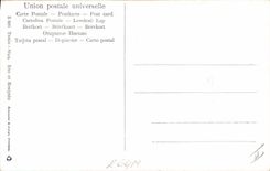 Vintage Postcard Orientalism Tunis Sfax Street and mosque