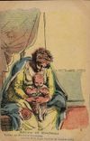 Vintage Postcard Imagination Illustrator Mother and child Richard Crossway