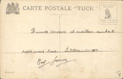 Vintage Postcard Imagination Illustrator Children Happy new year