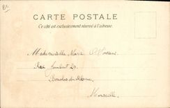 Vintage Postcard Imagination Illustrator Samaritaine Marseilles Woman