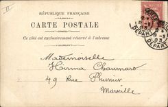 Vintage Postcard Imagination Illustrator modern Singers Donkey mule Pug Simon