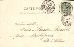 Vintage Postcard Imagination Woman Chart Heart