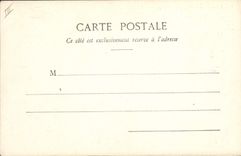 Vintage Postcard Fantaisie Woman innocent Plays Hides Mask