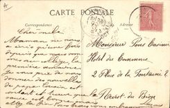 CPA Fantaisie Homme M Vatel Satisfaction 