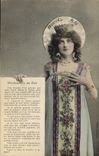 Vintage Postcard Imagination Woman Profession of faith
