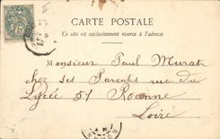 Vintage Postcard Imagination Woman minuet