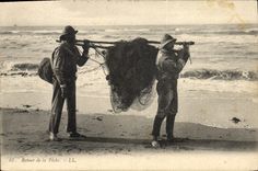 Vintage Postcard Fishes Return of the sin