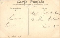 Postal Pesca Pecador de las Cuotas Normandas