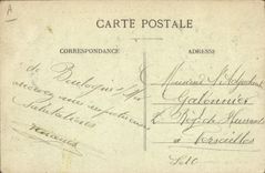 Postal Pesca que Espera la marea baja para la recolección de los moldes