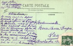 Postal Pesca Pecadora de moldes