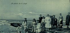 CPA Peche Le plaisir de la plage 