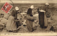 Postal Pesca Vuelta de los moulieres