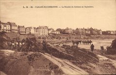 Postal Pesca Parame Rochebonne la cosecha del goemon en septiembre