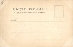 Postal Charles Quint y 1.o Francois a las tumbas de San Dennis