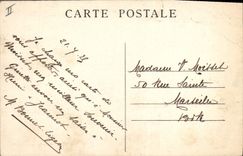 Vintage Postcard Militaria Modane Seen general of the barracks and the military hospital