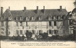 CPA Militaria Passy Le chateau Facade du cote du parc Hopital Fondation Fitzgerald