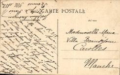 Vintage Postcard Militaria Rennes School Holy Vincent of Paul the entry Military hospital